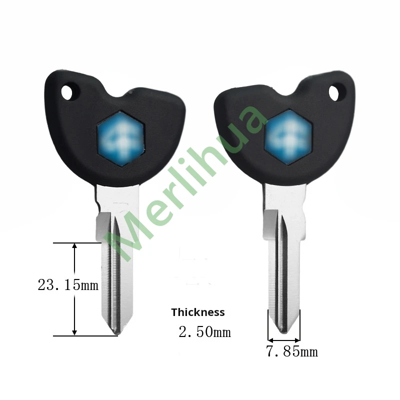 Piaggio motorcycle key, suitable for: Piaggio Medley motorcycle chip key embryo spare key mine chip key