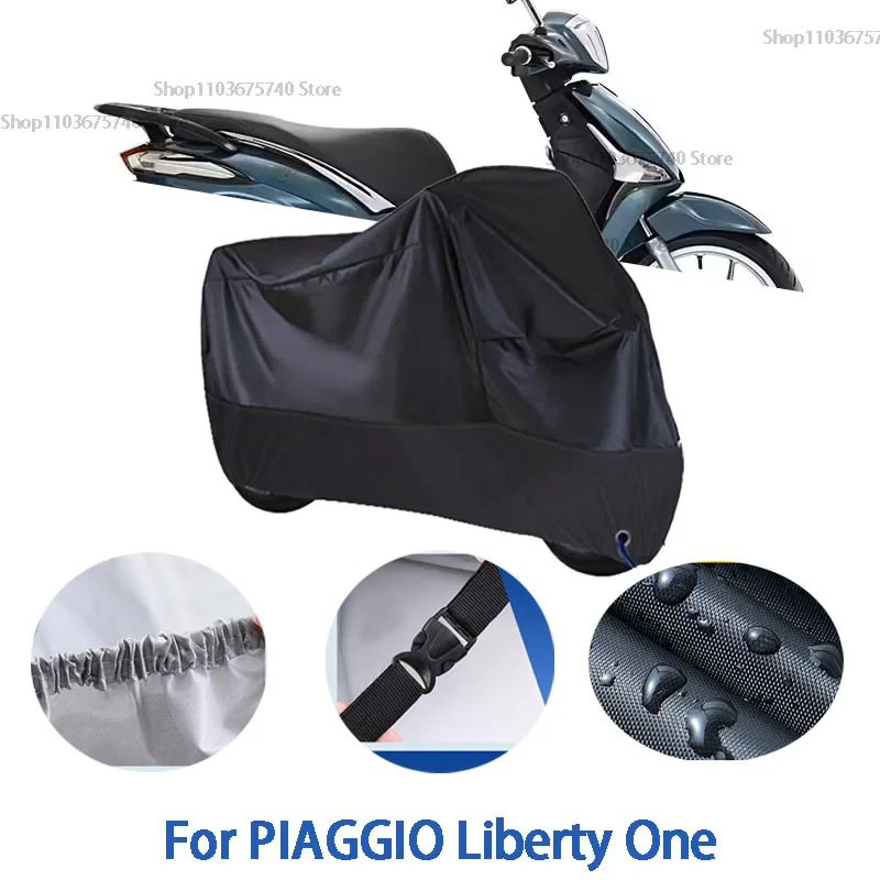 

Полные чехлы для мотоцикла PIAGGIO Liberty One, автомобильный чехол на открытом воздухе, защита от солнца, пыли, без ушей, утолщенный оксфордский чехол, аксессуары