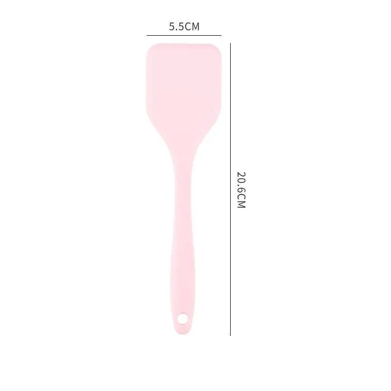 1Pc Fried Fish Omelette Shovel Non-stick Spatula Silicone Cooking Leakage Spatula, Dense Shovel Kitchen Cooking Tools