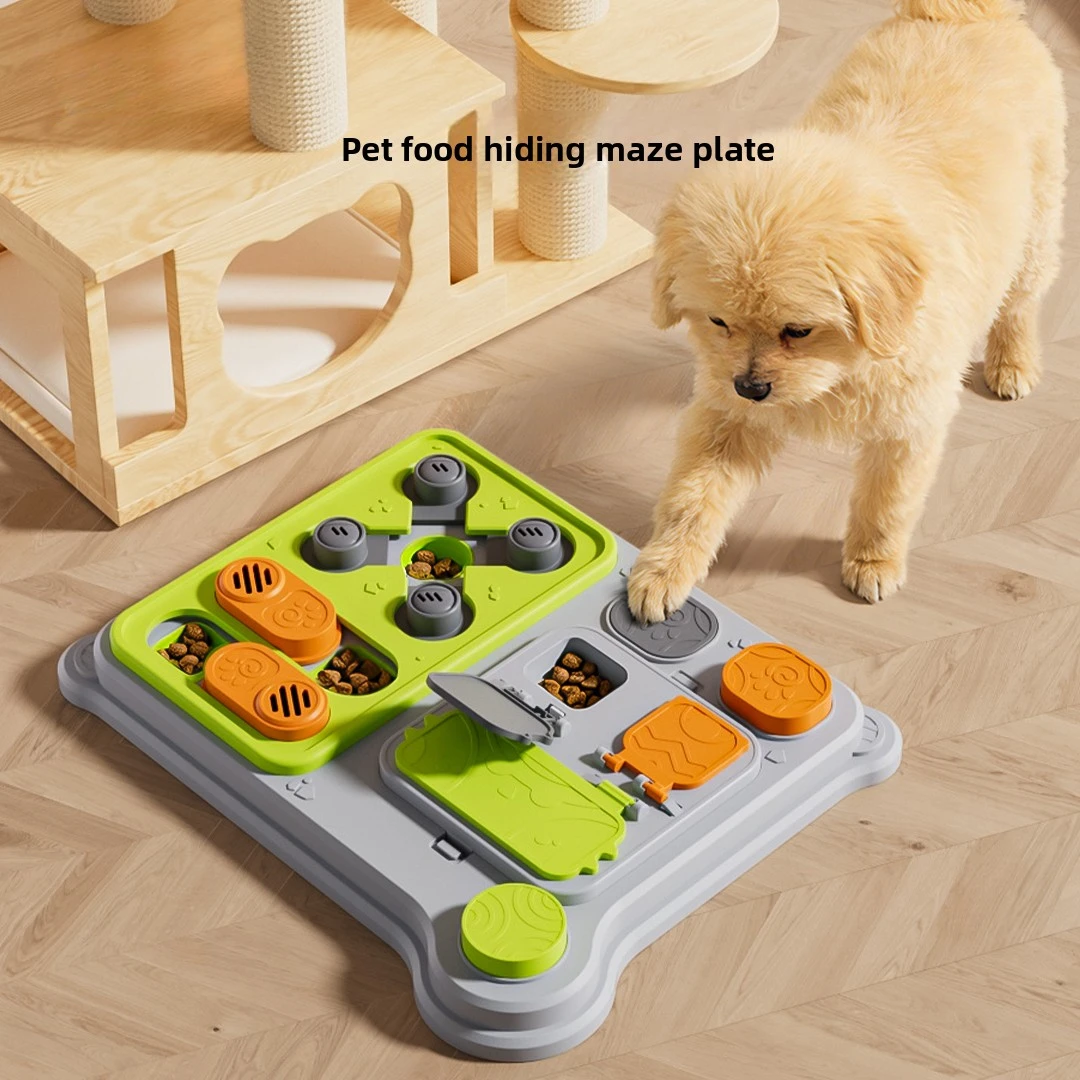 Hunde-Gehirntrainingsspielzeug & Futterautomat: Interaktiver Puzzle-Futterspender für kleine und mittelgroße Hunde, brandneuer Artikel.