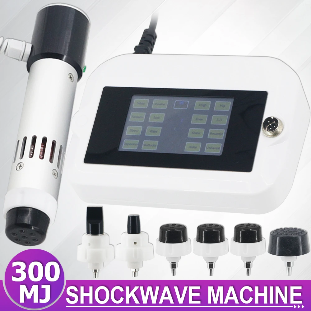 

300MJ Shockwave Therapy Machine For Effective ED Treatment And Tendon Pain Relief Massage 18Hz Professional Shock Wave Massager