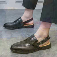 Plus Size Size 39 Man's Anti-slip Sandal Driving Slippers Shoes Sneakers For Water Sports Real Snekaers 2025summer Buy