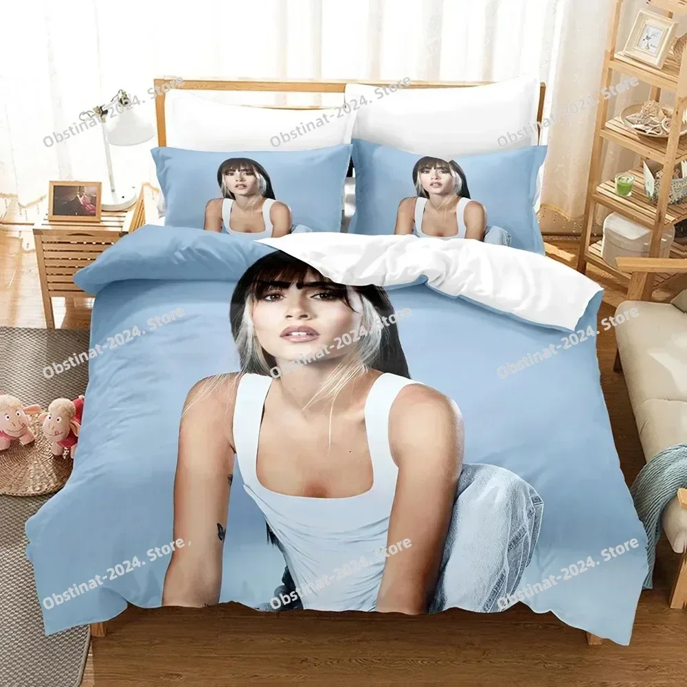 أفضل المغني الاسباني A-Aitana طقم سرير طقم سرير مطبوع مع المخدة غطاء لحاف السرير لينة واحدة مزدوجة الملكة سوبر كينج الحجم