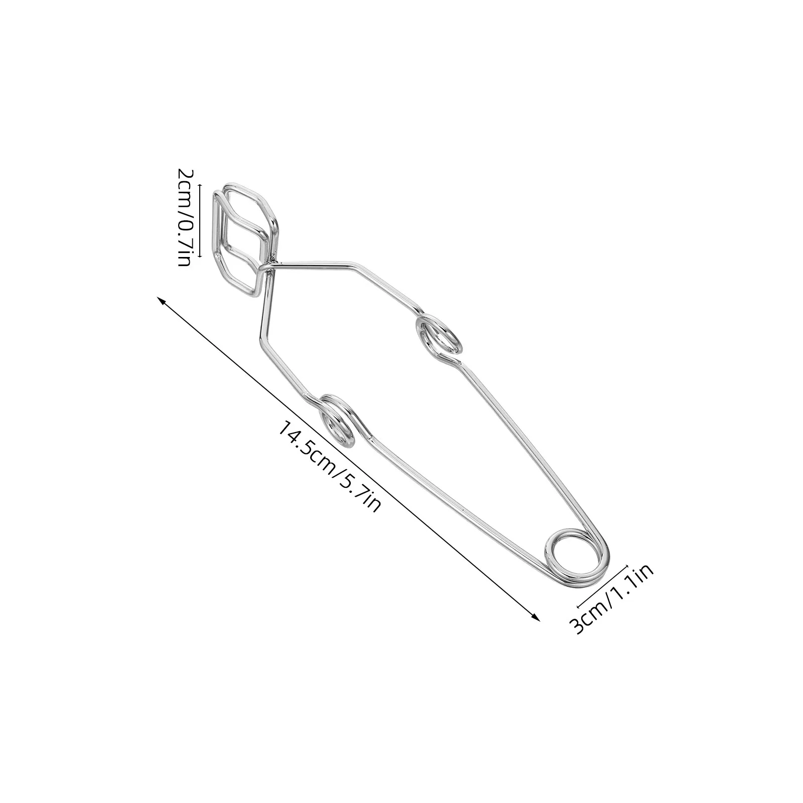 5Pcs Electroplated Lab Clamps Premium Corrosion Resistant Test Tube Holders Small Metal Clips for Scientific Equipment Chemistry