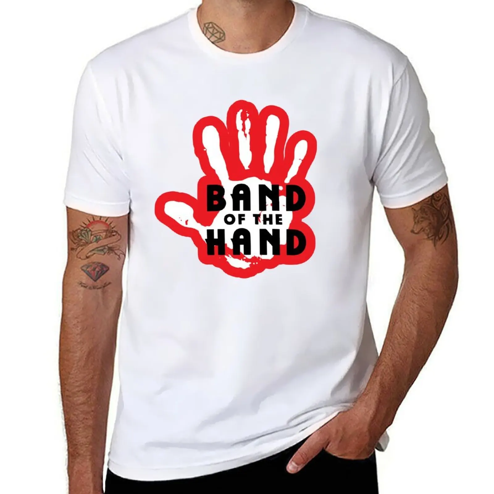 

Band of the Hand Tribute T-Shirt t shirt men 100% cotton luxury brand t shirts with prints T-Shirt