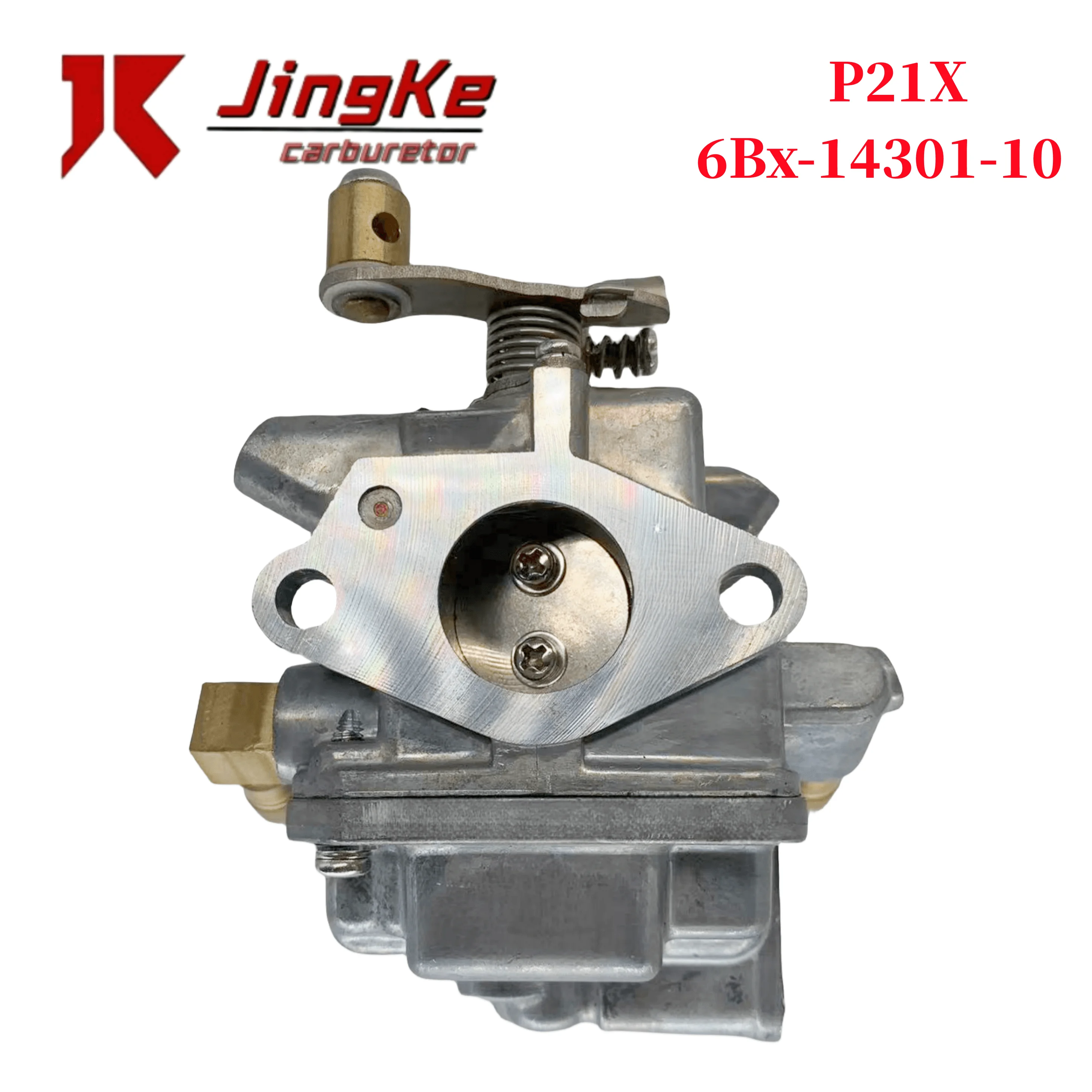 6BX-14300-10-00 Marine External Carburetor, P21X suitable for Yamaha 6HP Outboard Engine Carburetor Assembly 6BX-14310-10