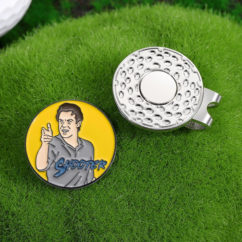 Golf Hat Mark Creative Patterns Ball Hat Clip Marker Magnetic Removable Golf Ball Position Mark Golf Accessories Golfer Gifts