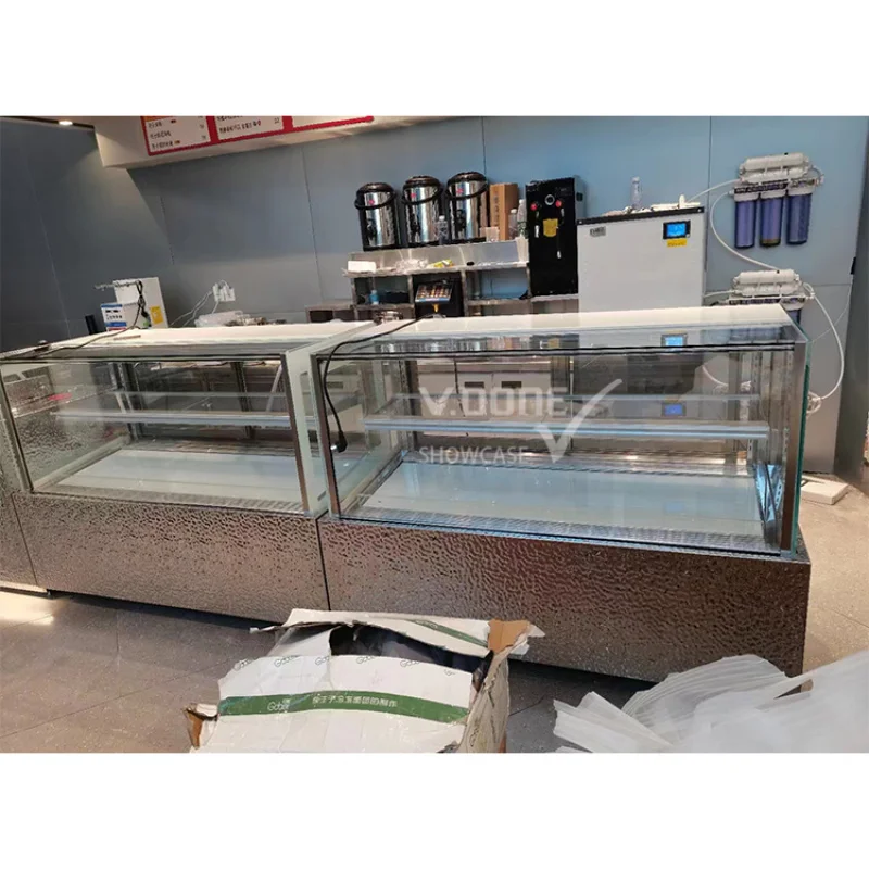 

Customize.Double-Sided Fashion Coffee Kiosk Booth Light Duty Metallic Supermarket Rack Mall on Sale