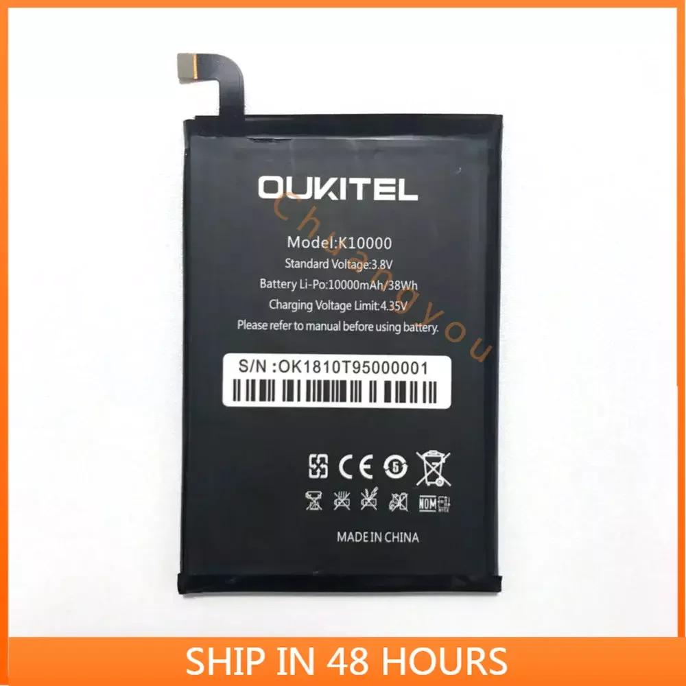 For Oukitel k10000 pro 10000Mah Large Capacity  Li-ion High quality Replacement Battery  profession  mobile phone