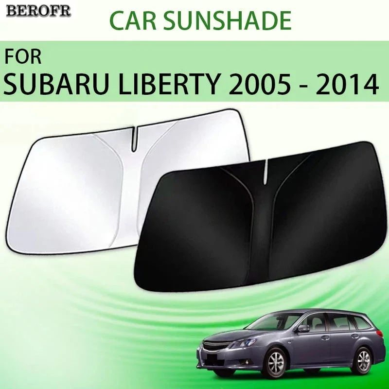 Sunshade For Subaru Liberty Wagon 2005 - 2008 2010 - 2014 Accessories Front Window Sun Visor Protector UV Storage Interior Parts