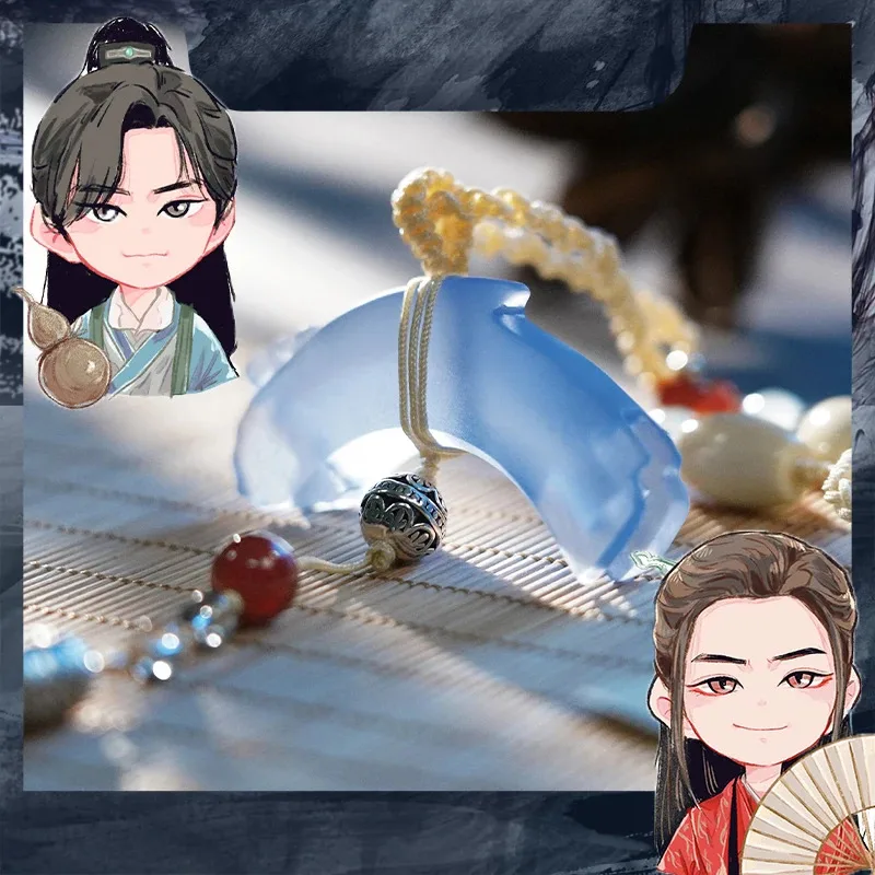 كلمة الشرف شان هو لينغ ون كيكسينغ تأثيري Liulijia قلادة مخصصة العتيقة الديكور جمع اكسسوارات الدعامة الهدايا