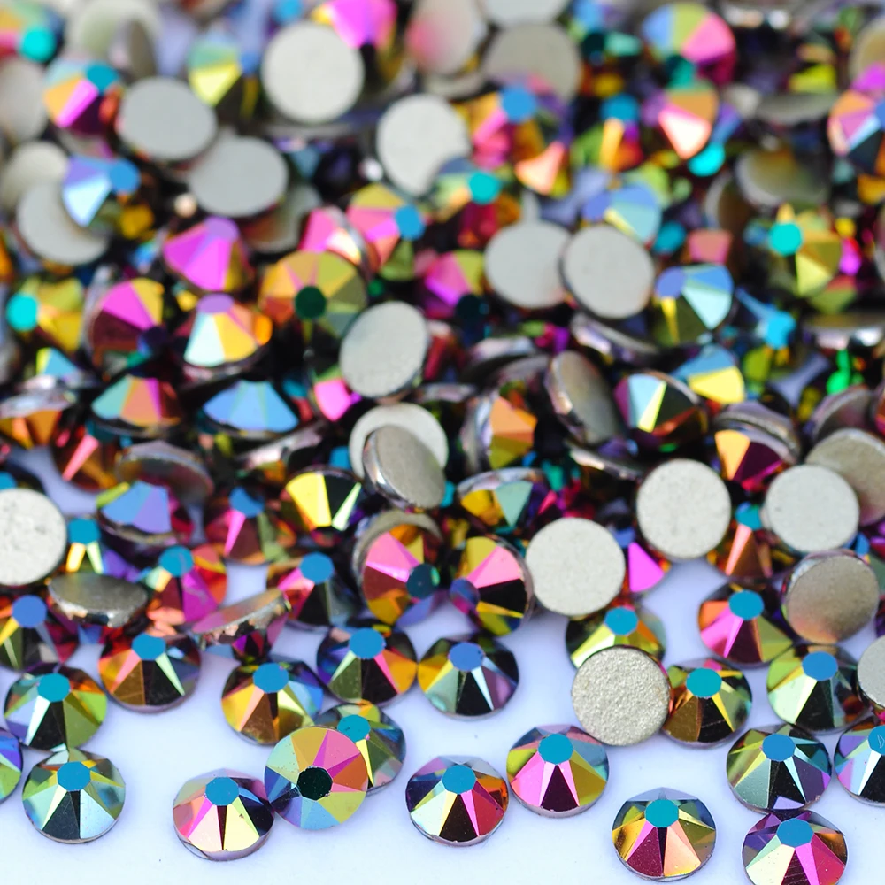 YANRUO 2088NOHF Glasrhinesteine Flache Diamant-Charms Kristall-Modeaccessoires für Kleidung – Detail 9