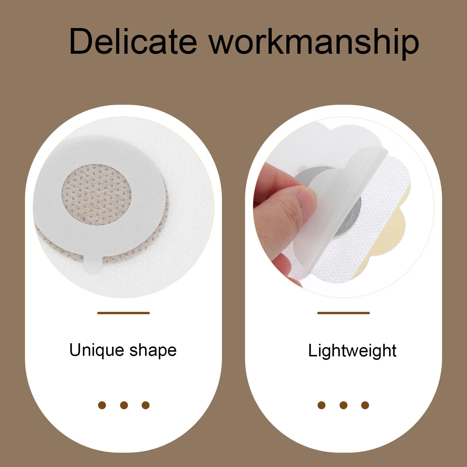 

Portable Moxibustion Apparatus Fixing Stickers 10 Pcs Self Adhesive Patches Heat Insulation Body Equipment Stand Decal Kit