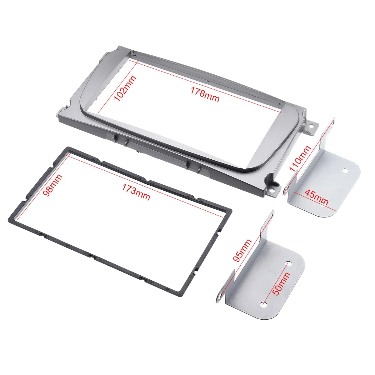 

Ведущий-2Din автомобильный стерео радио DVD панель аудио крепление Fascia комплект для Ford Focus II Mondeo S-Max C-Max Galaxy II Kuga