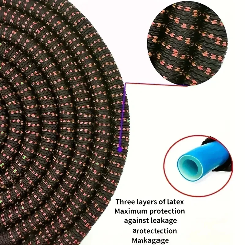 خرطوم حديقة قابل للتطوير 3/4 موصل، مسدس مياه لغسيل السيارات عالي الضغط، مجموعة فوهة خرطوم الري المنزلية أداة الري