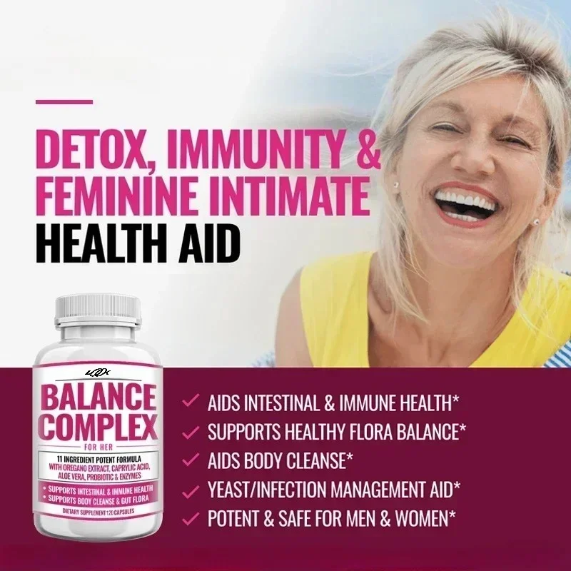 Women's Balance Complex - Intestinal Cleansing, Improve Mood, Reduces Menopausal Discomfort, Enhance Immunity and Vitality