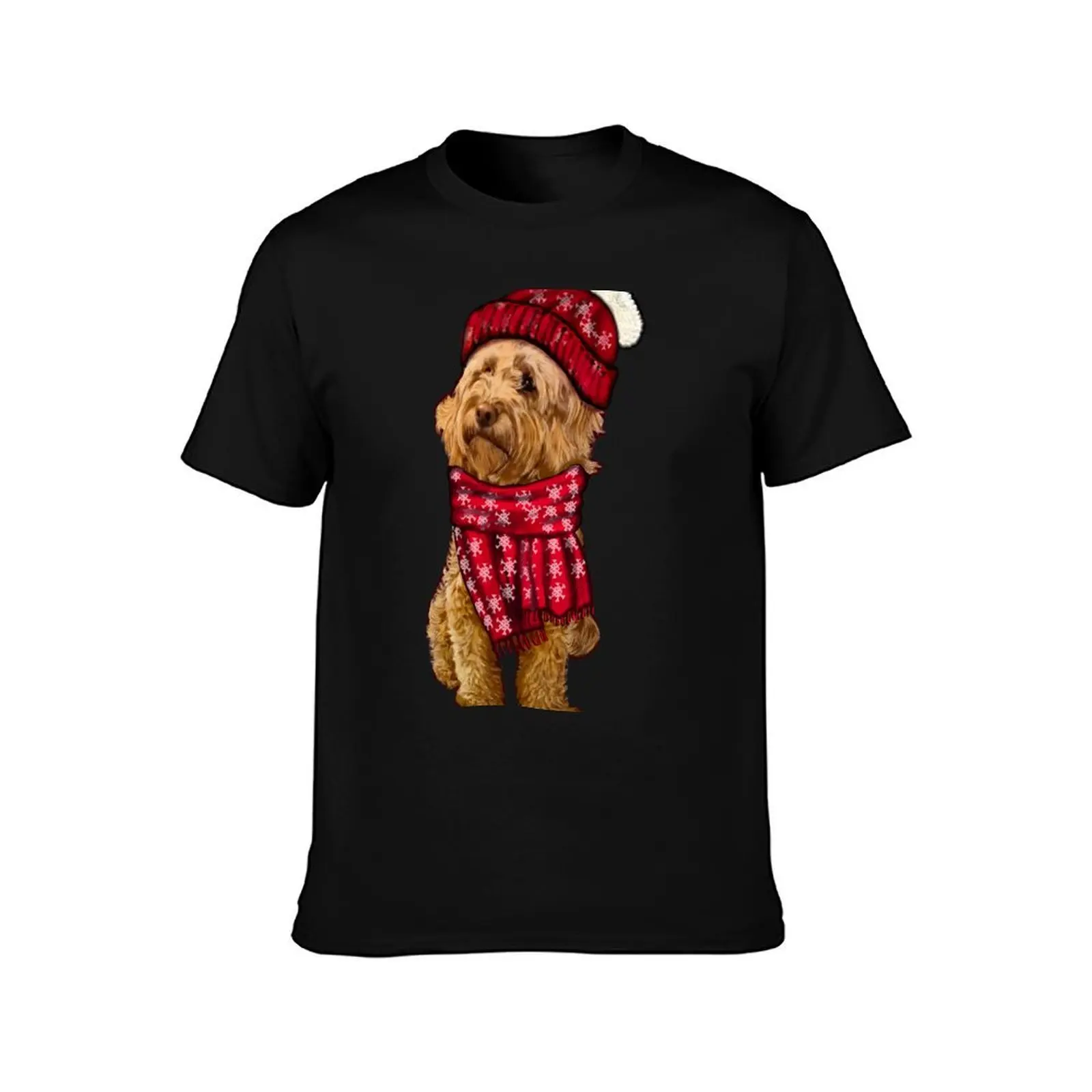 Cute funny dogs wearing clothes Cavapoo Cavoodle puppy dog T-Shirt All Match Basic Short Sleeve Top T-Shirt