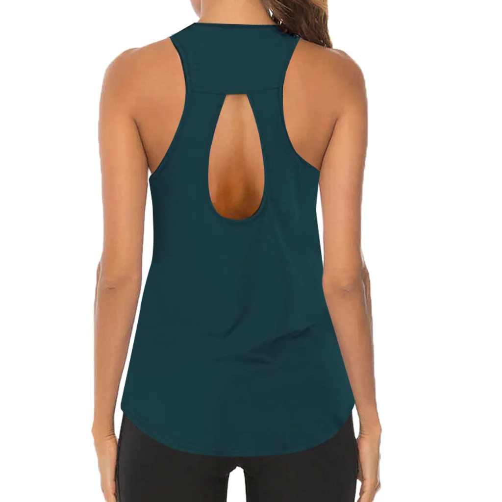 2024 Women Yoga Tops Sexy Tank Tops Loose Thin Sports Vest Breathable Sleeveless T-shirt Gym Fitness Running Shirts Girls