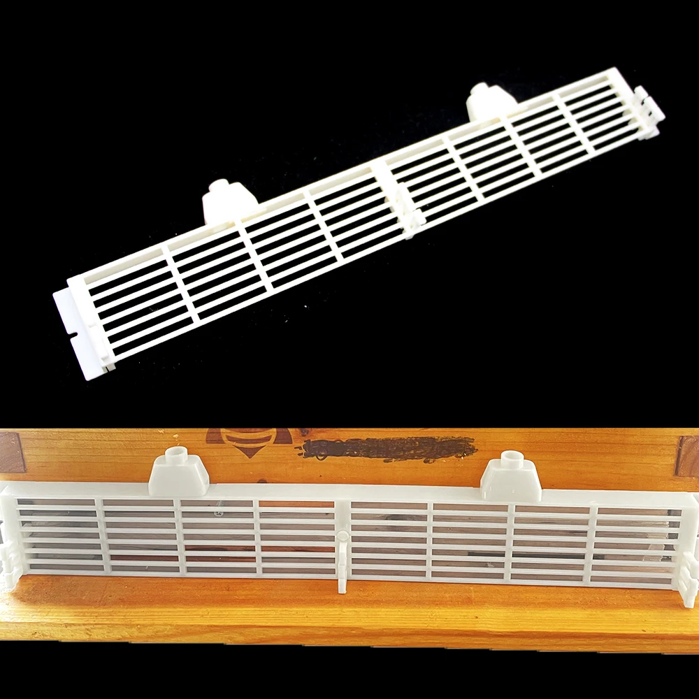 10 Piezas  Puertas  Entrada para Abejas  Plástico  41 cm, Reductor  Nido  Abejas, Anti-Escape  Abejas Reinas, Libe