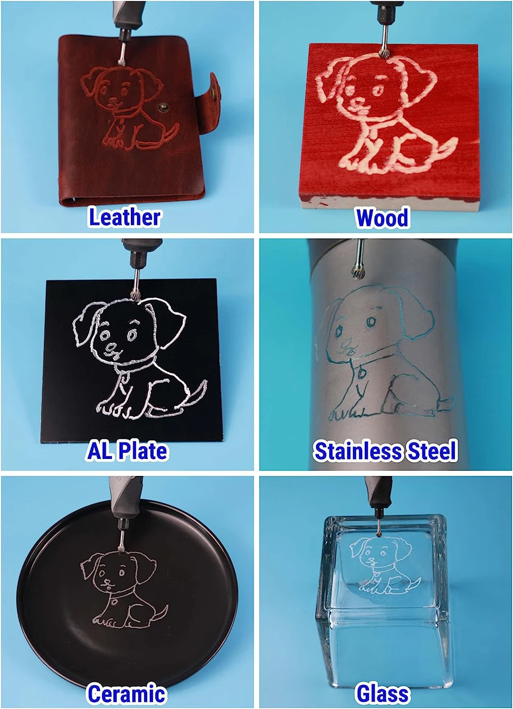 2025 New 10PCS Carbide Burr Set Compatible with Dremel 1/8" Shank Die Grinder Rotary Tool Rasp Bits Wood Metal Carving Grinding