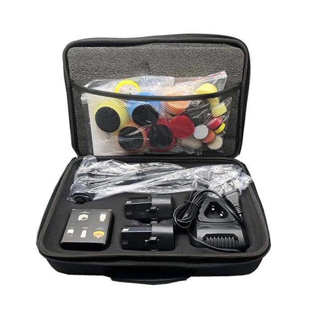 Kit de Machine de polissage et de cire Rechargeable, Machine de polissage de voiture électrique, polisseuse de voiture, Mini polisseuse automatique électrique