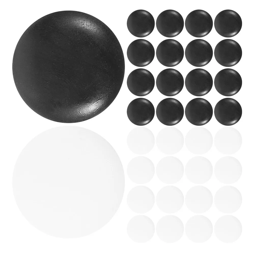 

100Pcs Balanced Weight Go Chess Stones Smooth Edged Glass Pieces Designed for Quiet Play Tactile Feedback and Competitive Go