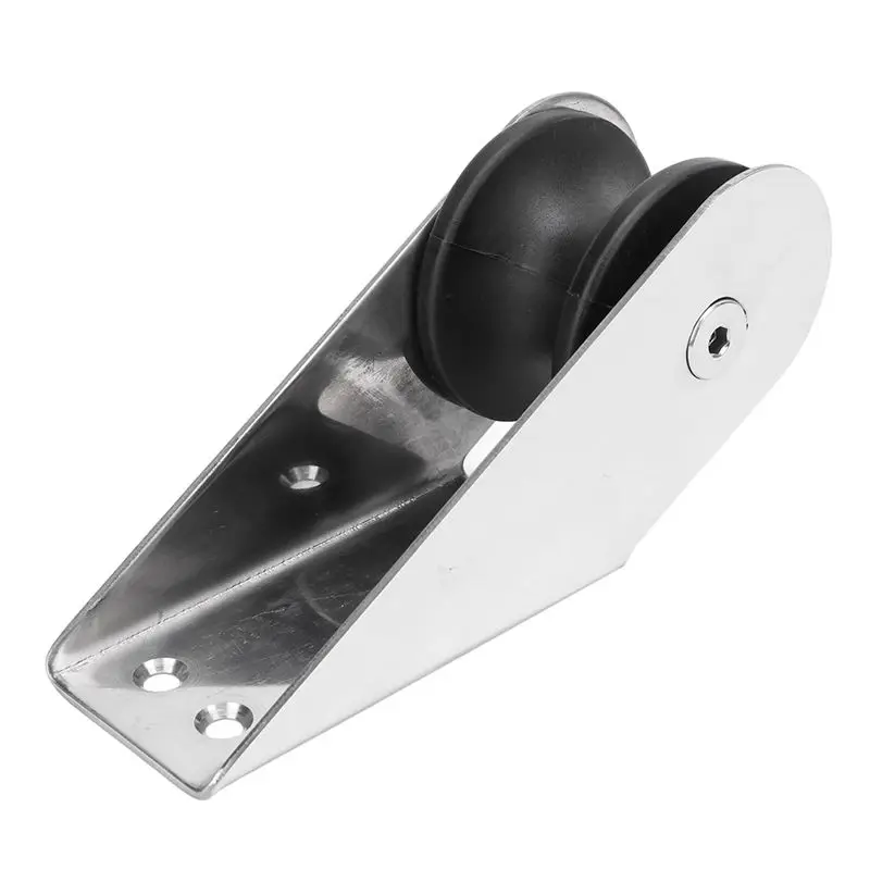 A13F-Boat Accessories Bow Anchor Roller Stainless Steel Anchor Rack Self Launching Bow Rollers Fixed Marine Yacht Docking
