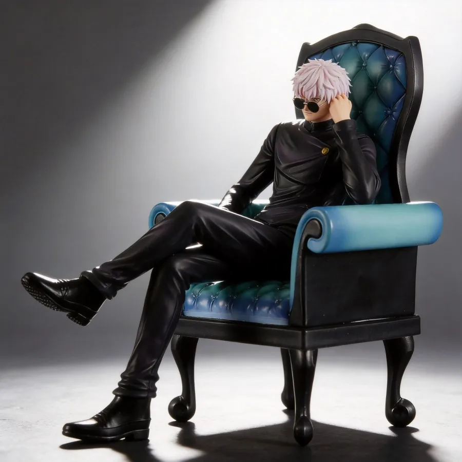 

Фигурка Сатору Годжо из Jujutsu Kaisen, сидячая поза, 24 см, аниме-декор, украшение для рабочего стола, подарок для фанатов, коллекционная вещь