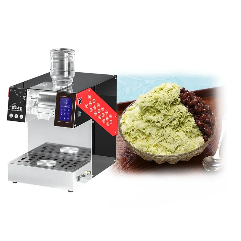 

Commercial 360KG/24h Air Cooling High Speed Bingsoo Machine Snow Flake Ice Machine for Sale