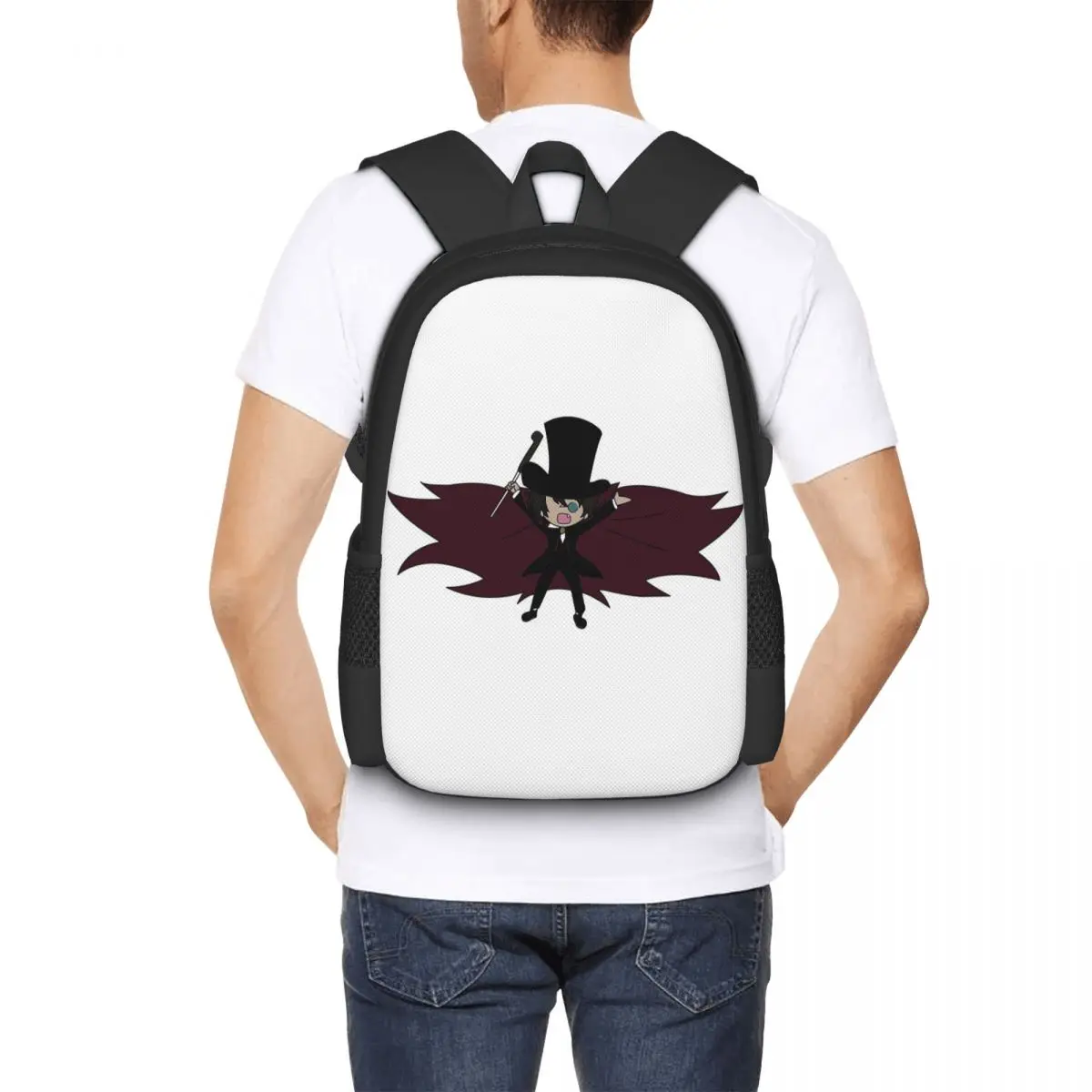 

Servamp - Hugh Old Child Student Backpack School Bag Hiking Travel Daypack for Boys Girls Fashion Bookbag Shoulder Bags