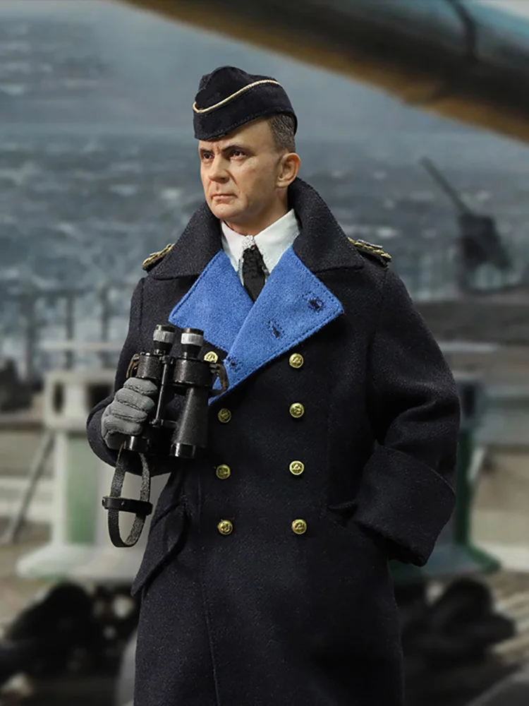 DID 3R GM654 1/6 Wojskowy Marynarski Mistrz Dowódcy Figurka Akcji Głęboki Niebieski Wiatrówka Dekoracja 12" Pełny Zestaw Żołnierza Model Prezent