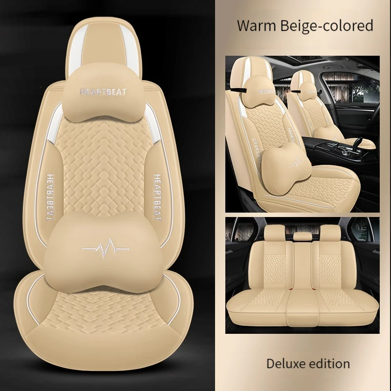 

All Inclusive Universal Car Leather Seat Cover For Daewoo Matiz Nexia Tosca Kalos Evanda Magnus REXTON Car Accessories Protector