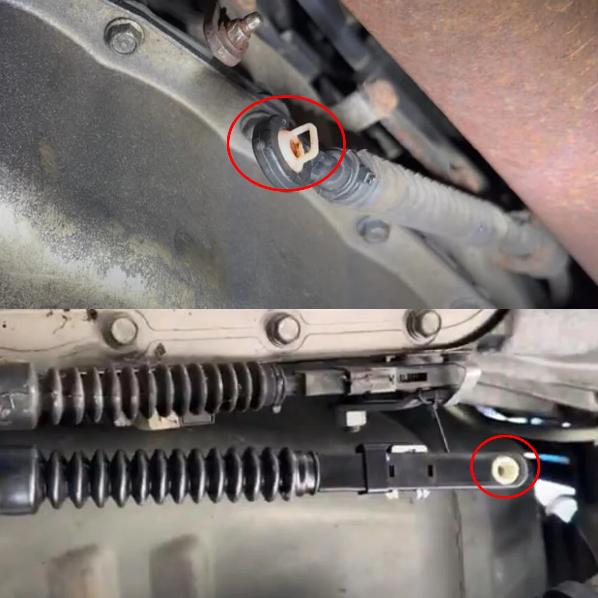 2 قطعة ناقل حركة أوتوماتيكي التحول كابل الربط محدد شيفتر نهاية جلبة ل Ram 1500 2500 3500 اكسسوارات السيارات 2014 2015