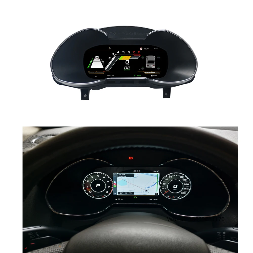 

Digital Dashboard Gauge Speedometer for Audi TT TTS A3 A4 A5 Q5 RS4 RS5 2013-2016 Speedometer Vehicle Speed Display Table