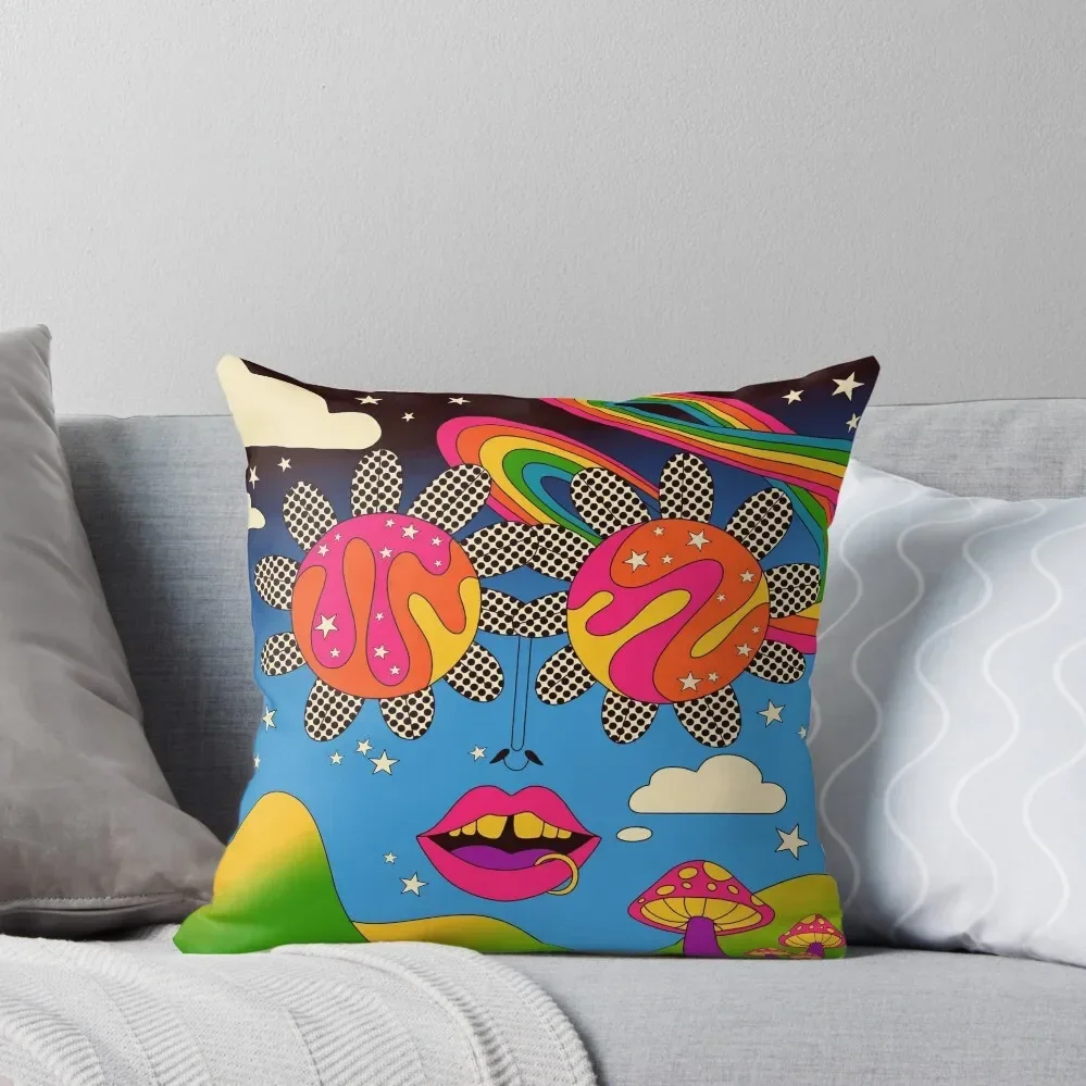 

Feeling Dazed Throw Pillow Pillowcases For Pillows Sofa Covers For Living Room Anime Pillow