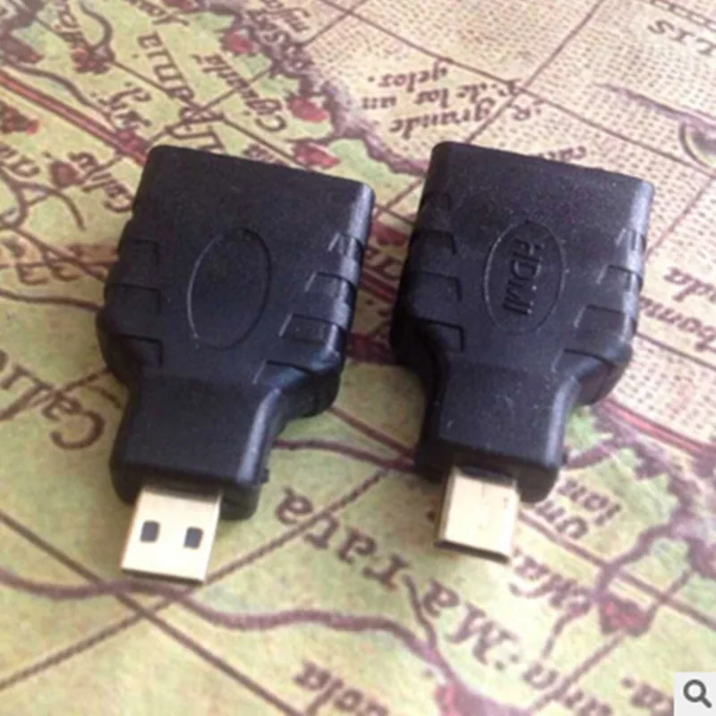Cabeça HDMI Micro para HDMI Conector Fêmea, Cabeça de Conversão HDMI Grande para Pequena, Plug HDMI, Acessórios Eletrônicos e Suprimentos, 10PCs
