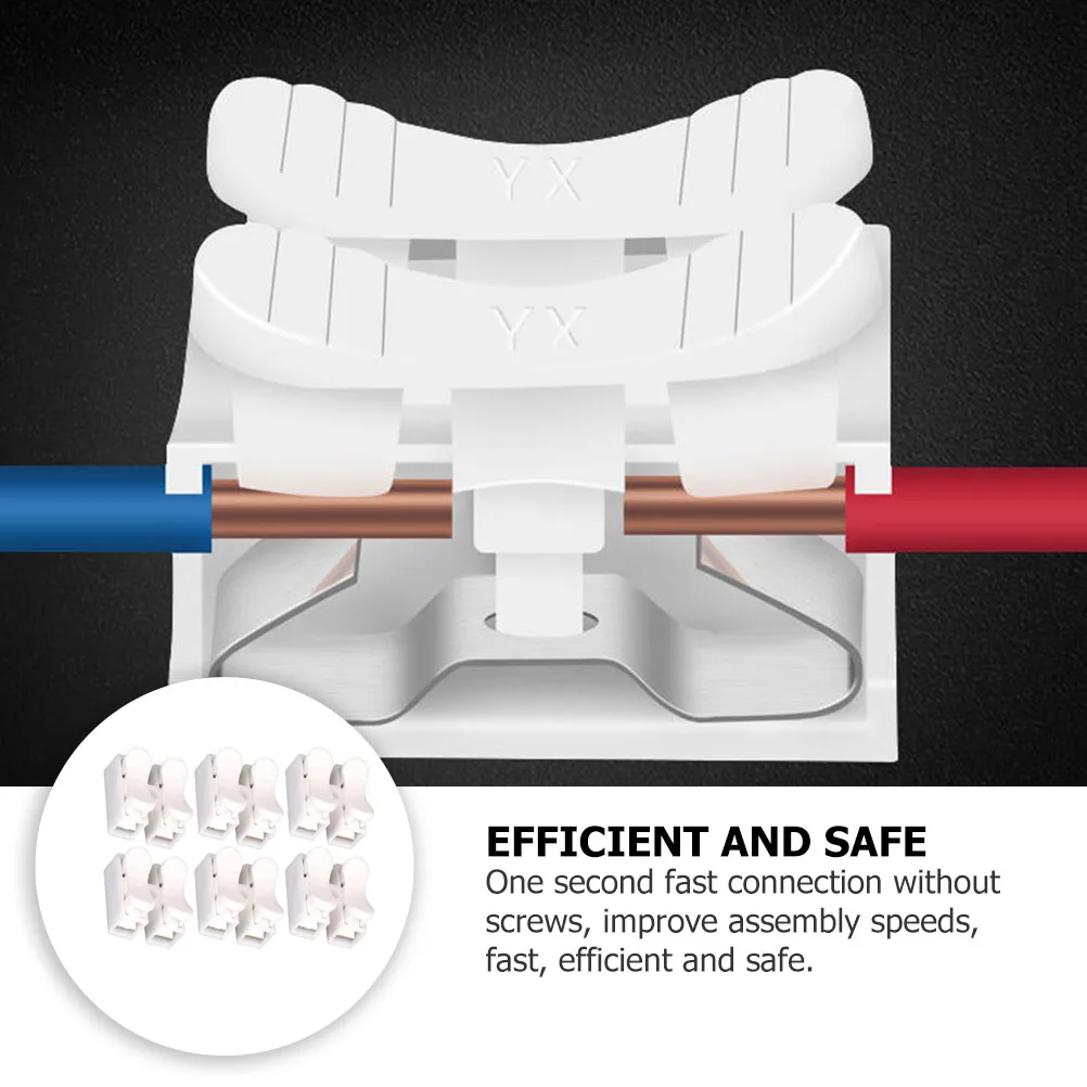 

100pcs Wire Block Connector Cable Connectors 0 2 to 2 5 mm² 380V 10A Push Type Terminal For Lighting Electronics