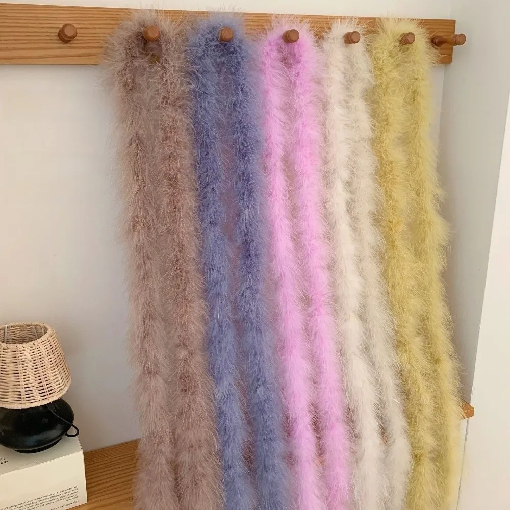 New 2 Meter Decorative Strip Cuff Strip DIY Apparel Sewing Fluffy Trim Home Decor Faux Fur Artificial Fur Decoration