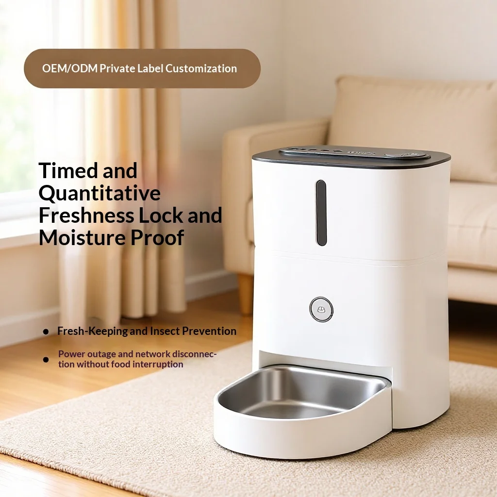 Comedero automático para gatos y perros con app y control porciones - imagen 4