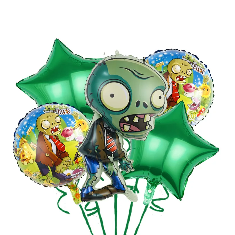 Pakiet Plants vs. Zombies Zestaw aluminiowych balonów do dekoracji urodzinowych dla dzieci