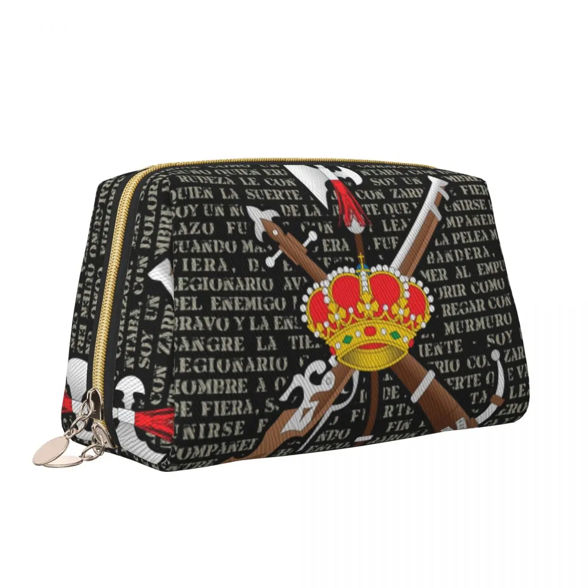 Spanish Legion Makeup Bag Women Travel Cosmetic Organizer Kawaii El Novio De La Muerte Storage Toiletry Bags