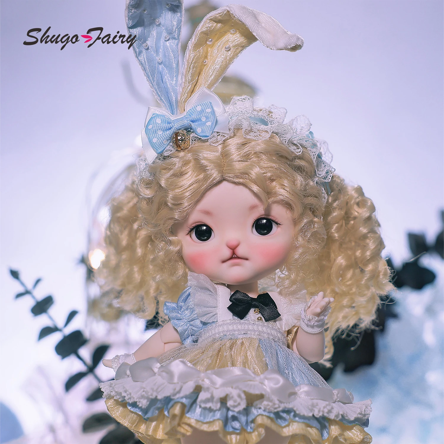 ShugaFairy Sylph 1/6 Bjd 인형, 큰 머리, 오리지널 Loita 원피스 동화 스타일 볼 조인트 인형, Bjd 동물 송진 풀세트 