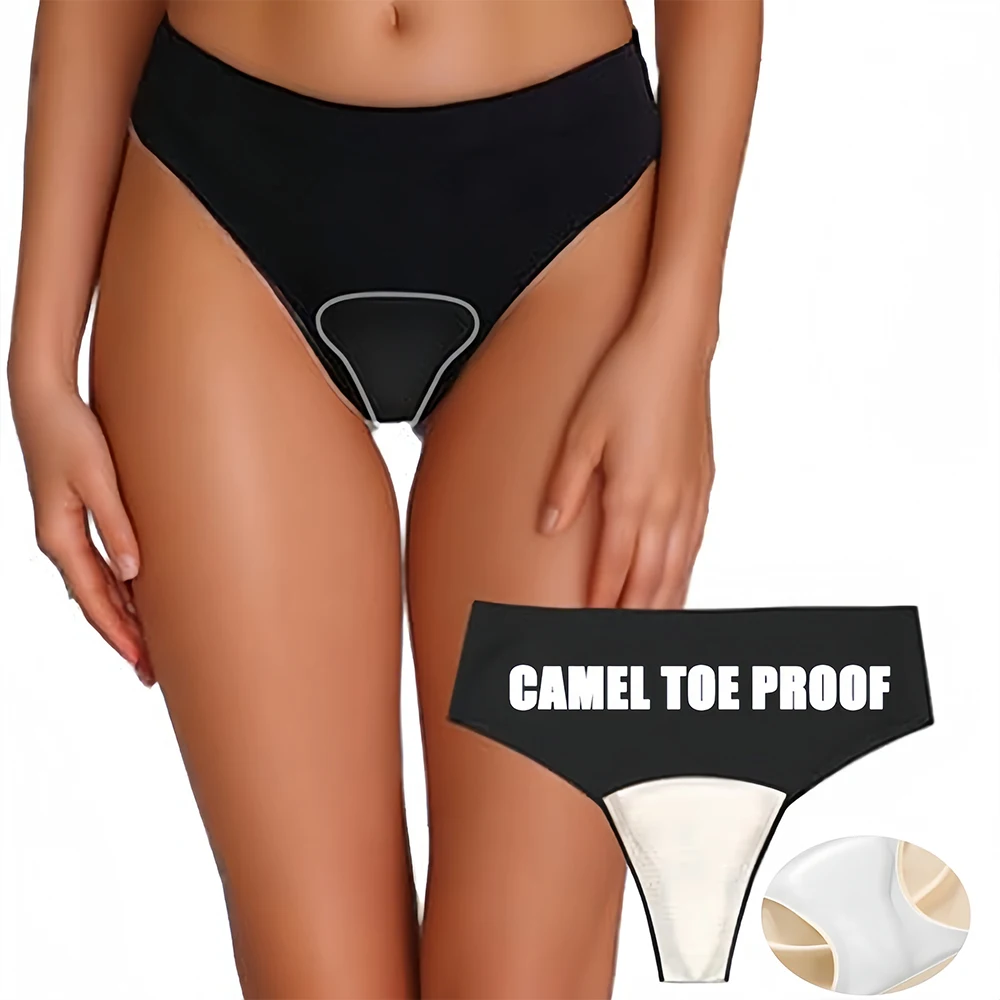Camel Toe Concealer Panties Anti Camel Toe Cover Briefs Cameltoe Prevention Underwear No Show Panties For Leggings