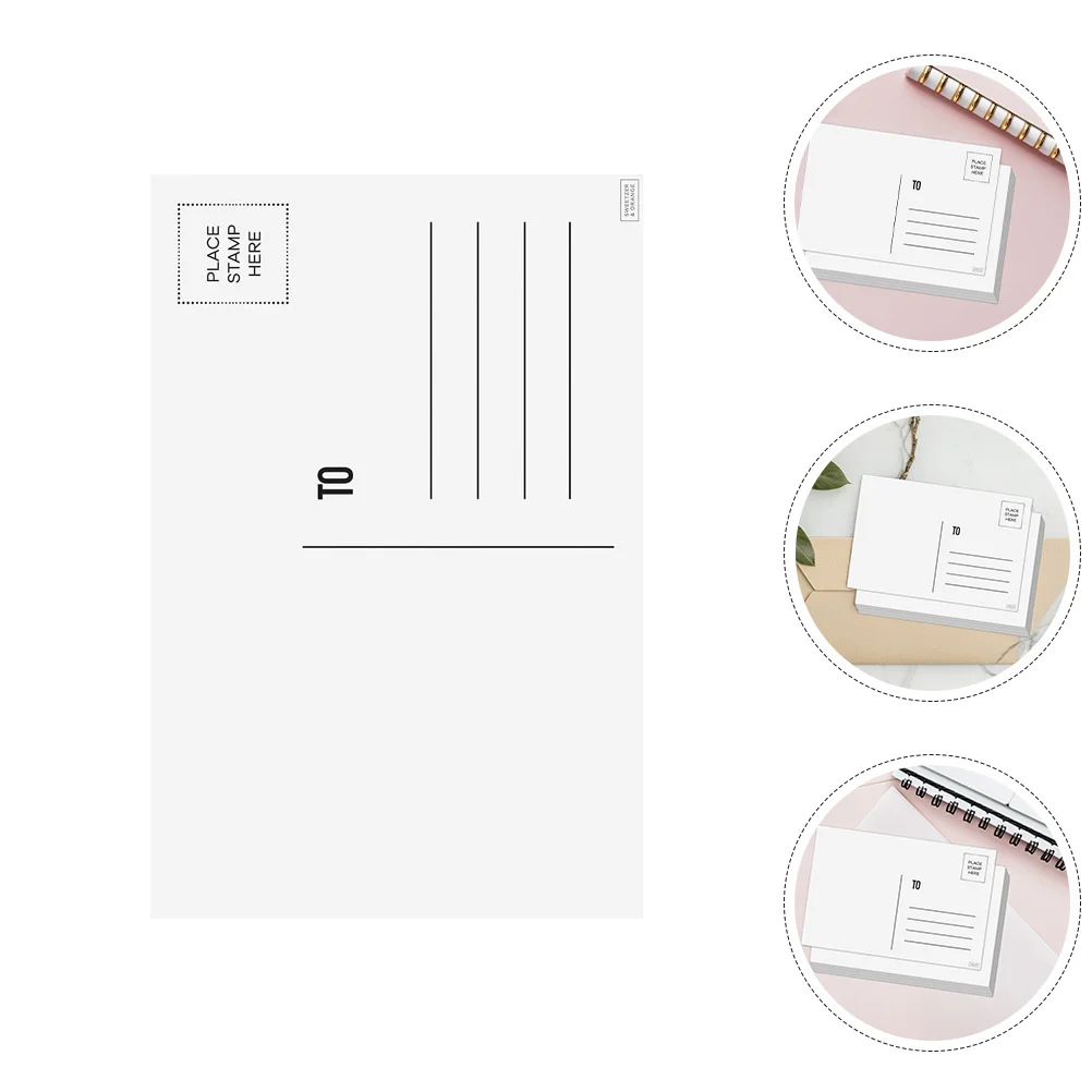 

1pcs Blank Postcards Mailing Smooth Cardstock Paper Printable For Diy Greeting Cards Wedding Invitations Business Craft