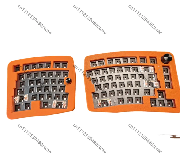 Ergonomic Split Mechanical Keyboard Kit 85 Keys Hot Swap Custom Keyboard QMK VIAL Wired Gaming Keyboard DIY Accessories