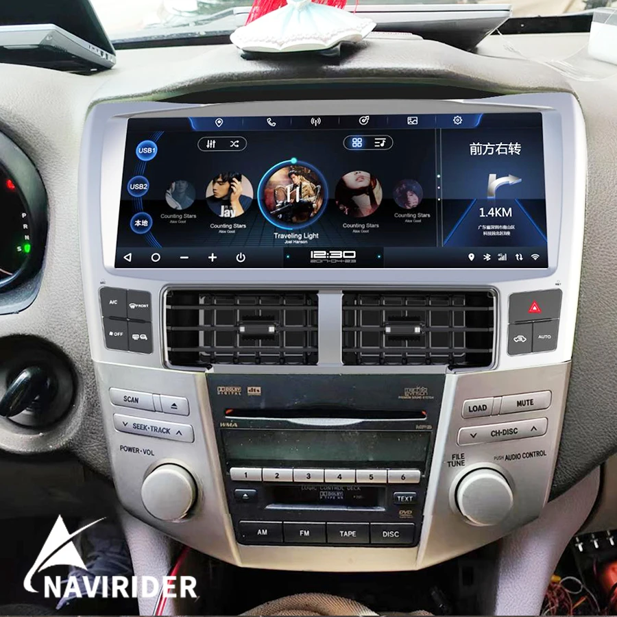 12.3'' For Lexus RX RX300 RX330 RX350 RX400h 2004-2007 Touch Screen Car Radio Audio Carpaly Android Auto Multimedia Player GPS