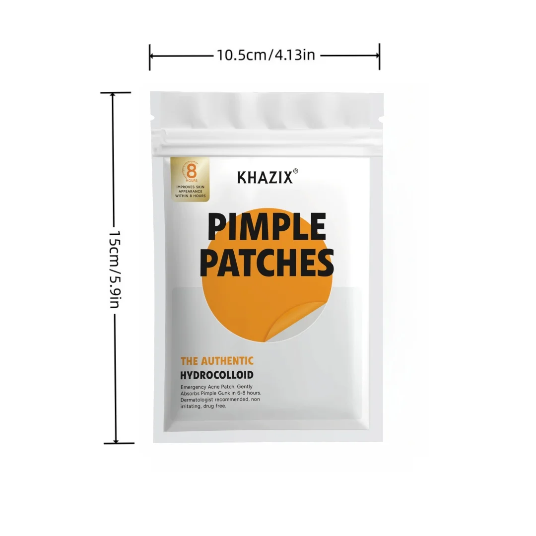 Hydrocolloid Acne Pimple Patch, Hydrocolloid Spot Stickers, Covering Zits and Defect, Nighttime Spot Stickers for Face and Skin view 6