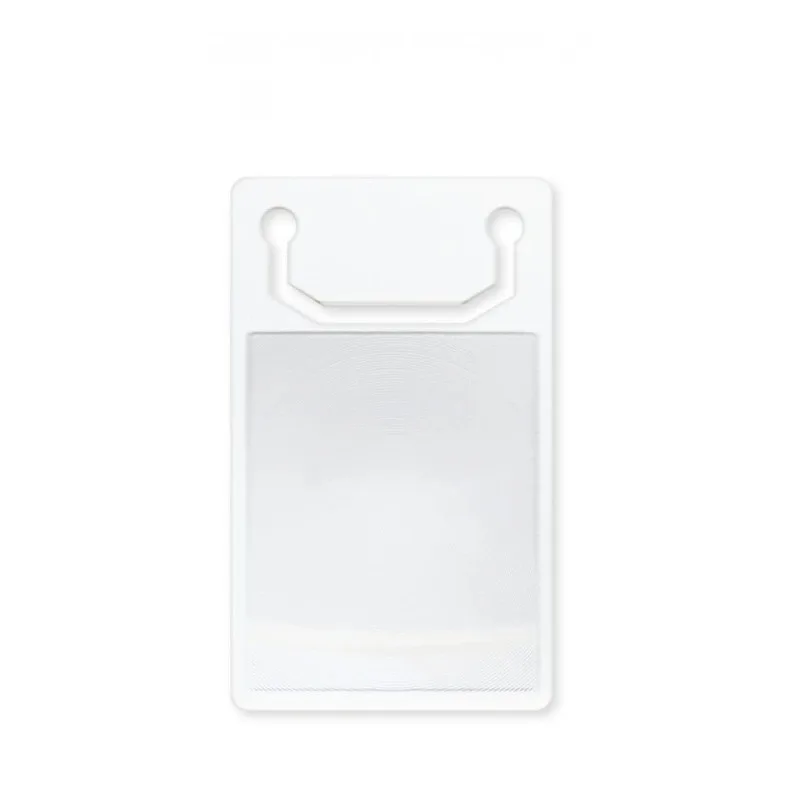 1PCS 2X Portable High-Definition Shatterproof Plastic Card-Style Flat Magnifier Reading Loupe Helping Hands Magnifying Glasses