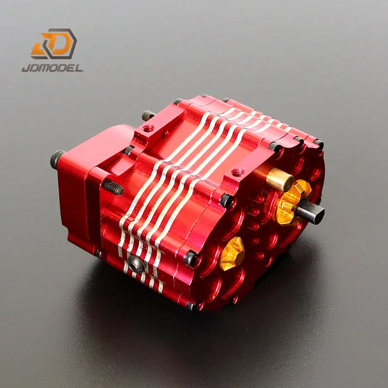 RC Truck 2-Speed Planetary Gearbox Kit Transmission 1:64 Reduction Ratio High Torque JDMODEL JDM-72 For Tamiya 1/14 RC Truck