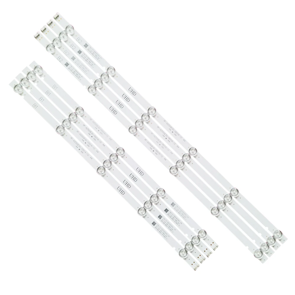 

5set=40pcs LED backlight strip for Philco PTV55U21 LG 55UJ6300 55UJ6200 55UJ6000 55LJ620V 55UJ620 RF-AZ550E30-0601B-12 0501A A4